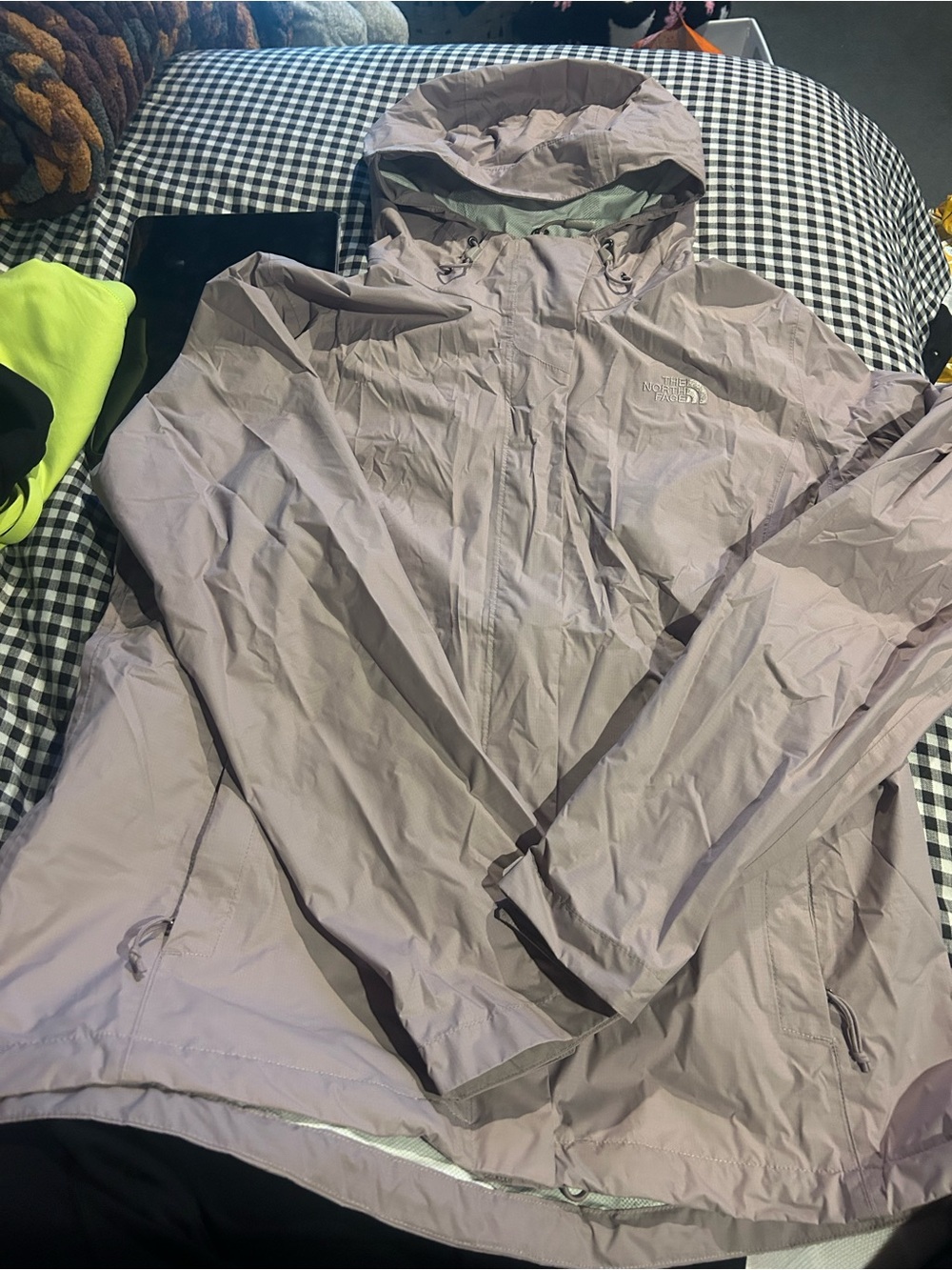 The north face rain jacket